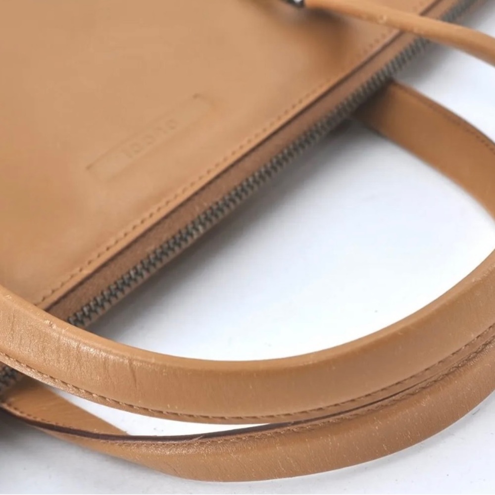 Authentic GUCCI Hand Bag Purse Leather Brown made in Italy 🇮🇹 - Picture 4 of 16